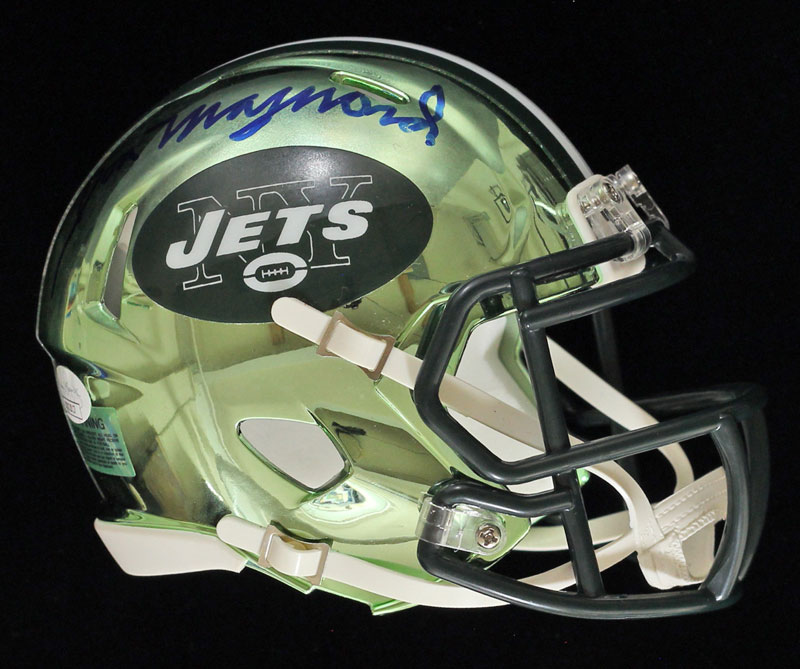 Don Maynard New York Jets Football Autographed Mini Helmet