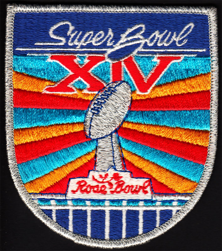 Super Bowl XIV - Rose Bowl Pasadena Patch