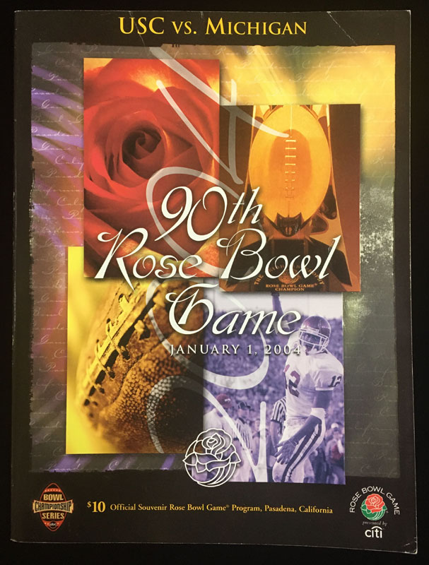 Rose Bowl 2004 College Football Program