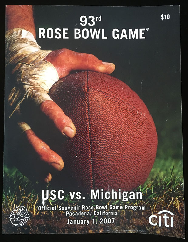 Rose Bowl 2007 College Football Program