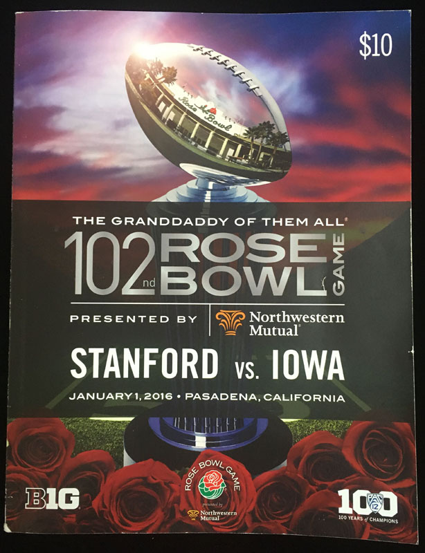 Rose Bowl 2016 College Football Program