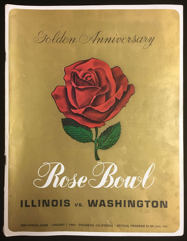 Rose Bowl 1964 College Football Program