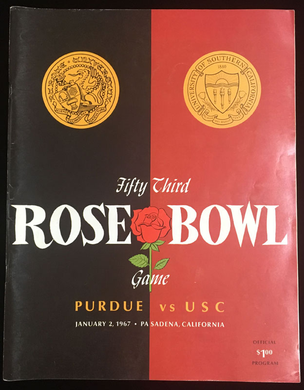 Rose Bowl 1967 College Football Program