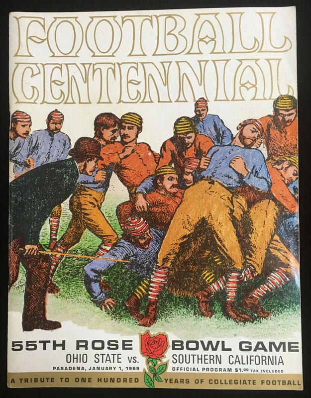 Rose Bowl 1969 College Football Program