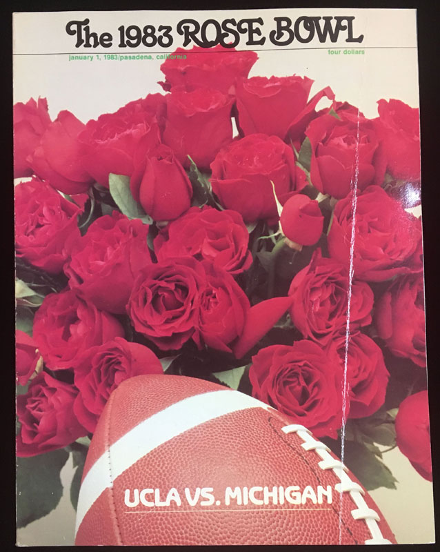 Rose Bowl 1983 College Football Program