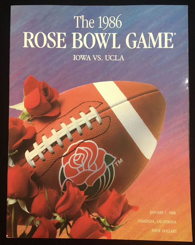 Rose Bowl 1986 College Football Program