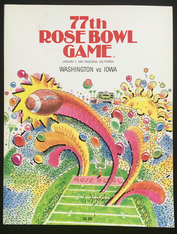 Rose Bowl 1991 College Football Program