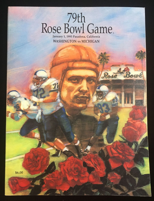 Rose Bowl 1993 College Football Program