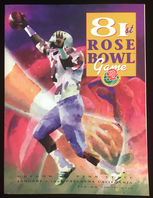 Rose Bowl 1995 College Football Program
