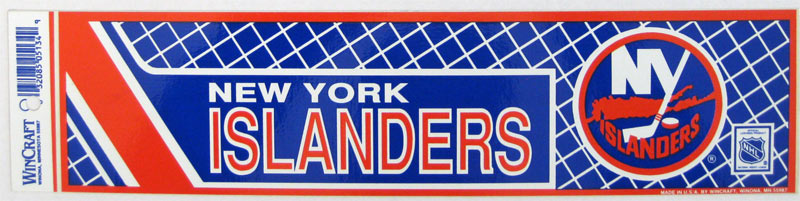 New York Islanders Bumper Sticker