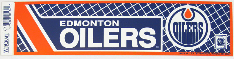Edmonton Oilers Bumper Sticker