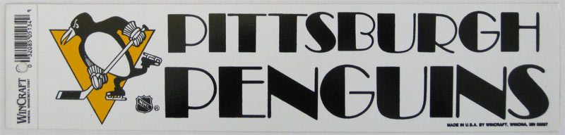 Pittsburgh Penguins Bumper Sticker