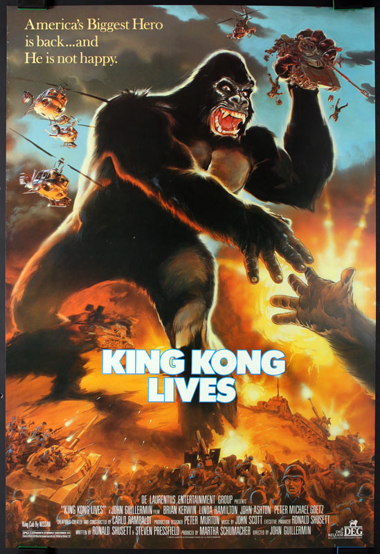 King Kong Lives Movie Poster