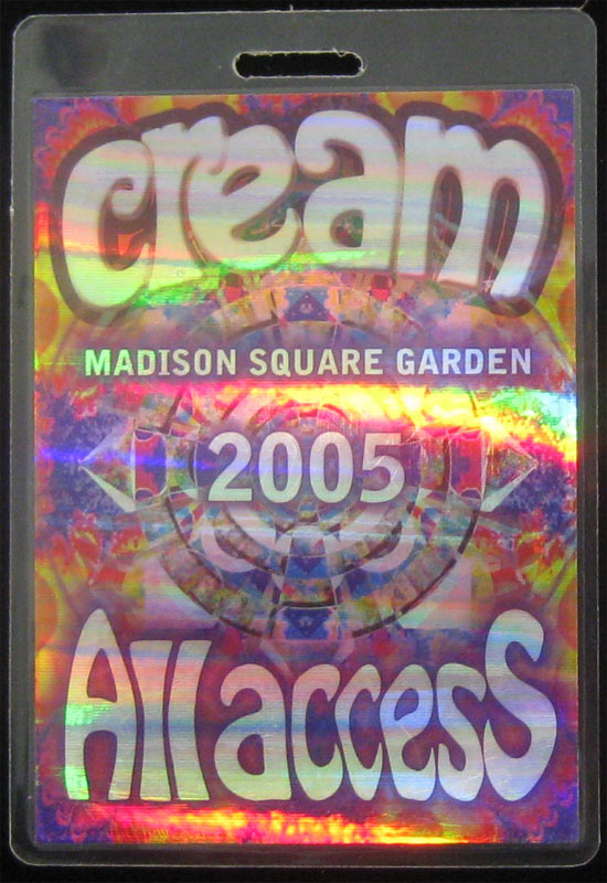 Cream 2005 All Access Madison Square Garden Laminate