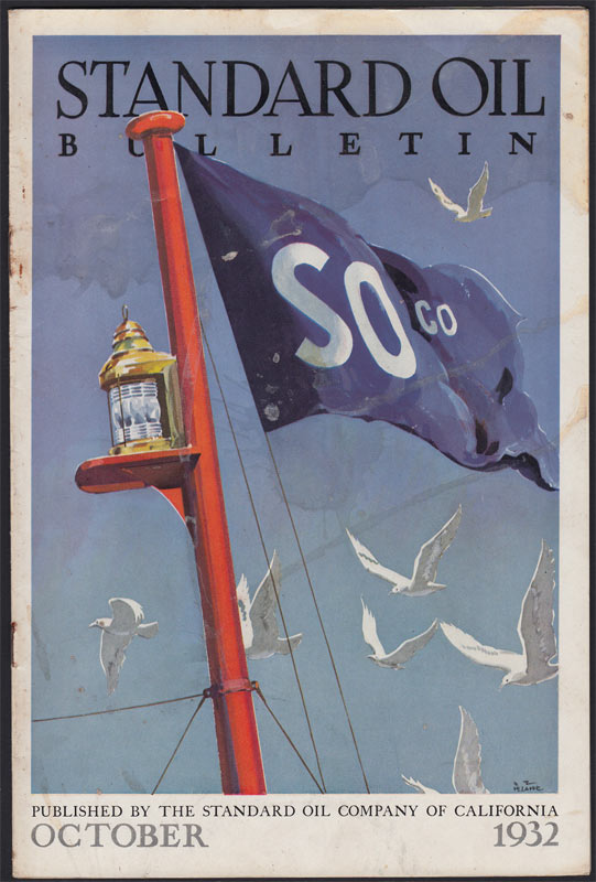 Standard Oil Bulletin October 1932 Magazine