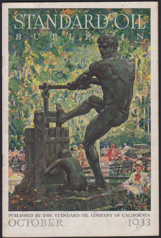 Standard Oil Bulletin October 1933 Magazine