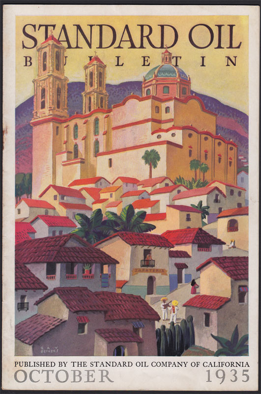 Standard Oil Bulletin October 1935 Magazine