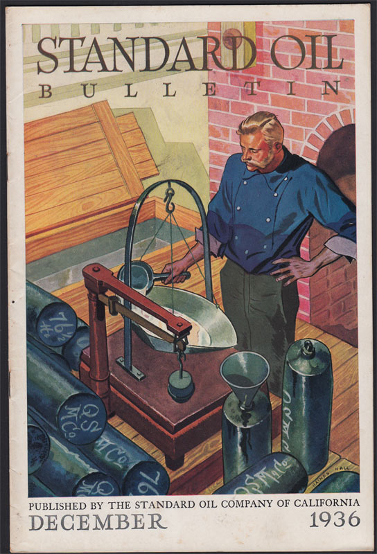 Standard Oil Bulletin December 1936 Magazine