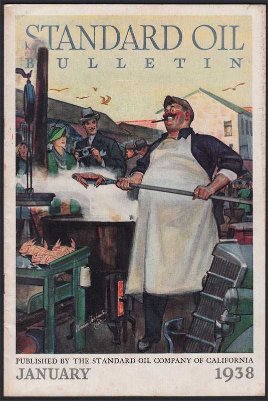 Standard Oil Bulletin January 1938 Magazine