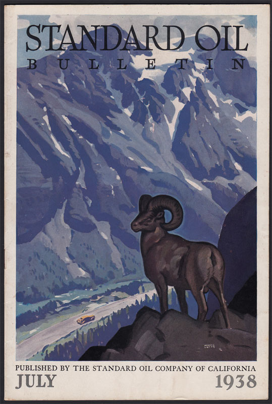 Standard Oil Bulletin July 1938 Magazine