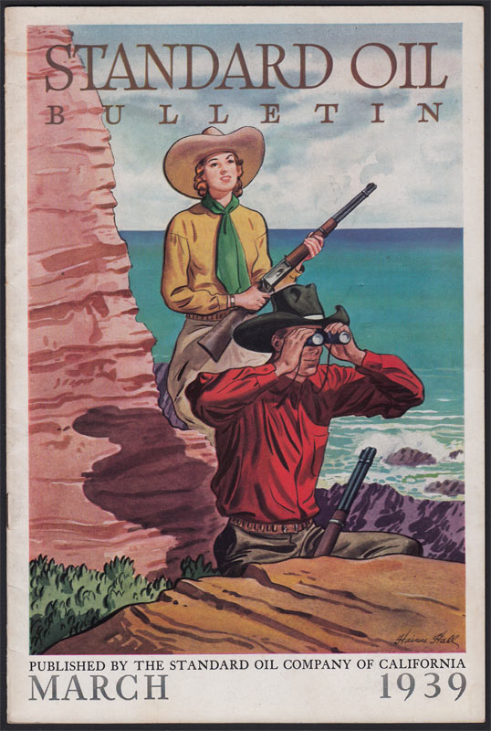 Standard Oil Bulletin March 1939 Magazine
