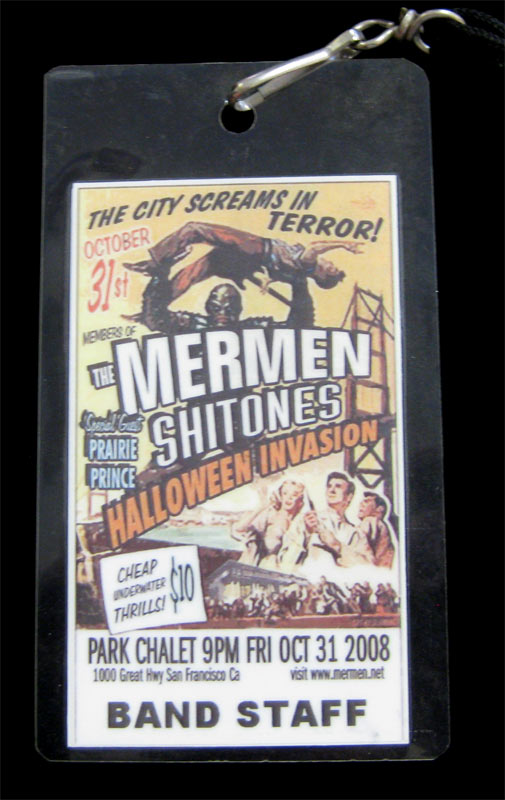 Mermen Shitones Halloween Invasion Laminate