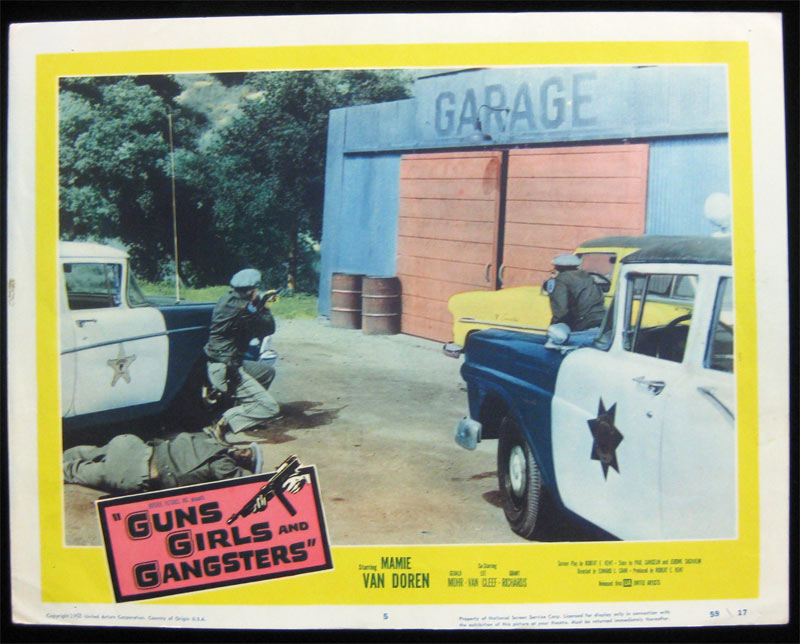 Guns Girls and Gangsters Lobby Card