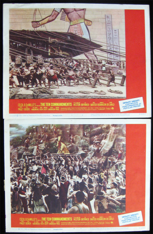 The Ten Commandments Lobby Card