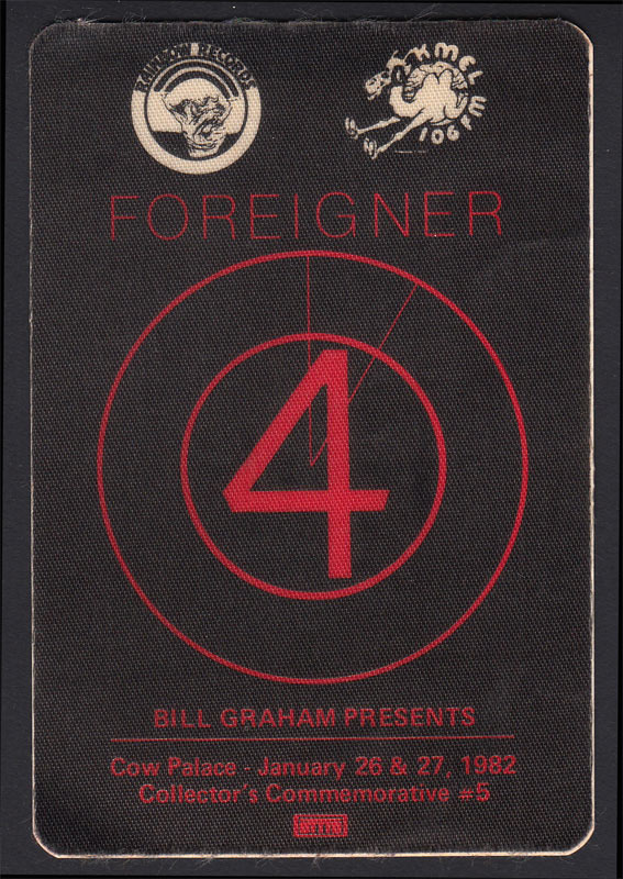 Foreigner Collector's Commemorative #5 Backstage Pass