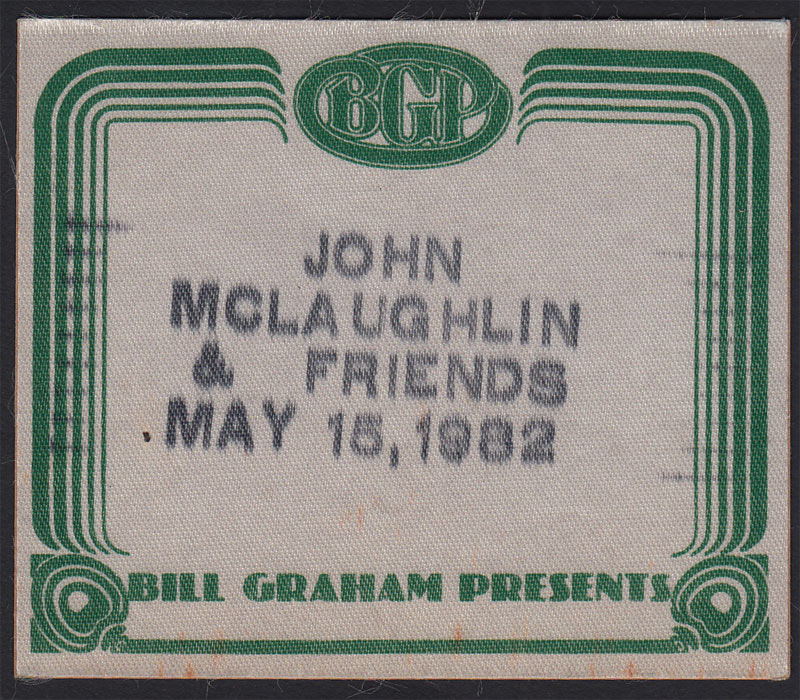 John McLaughlin and Friends Backstage Pass