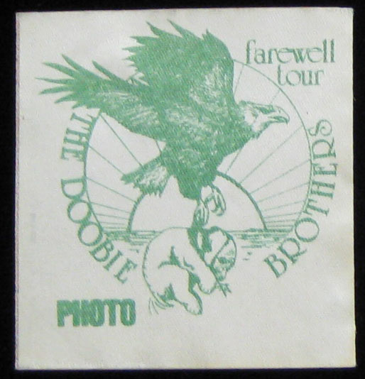 Doobie Brothers Farewell Tour 1982 Photo Backstage Pass