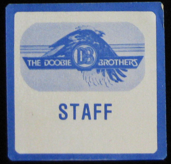 Doobie Brothers Farewell Tour 1982 Staff Backstage Pass