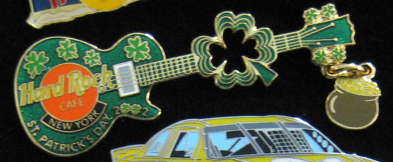 New York City St. Patrick's Day 2002 Hard Rock Cafe Pin