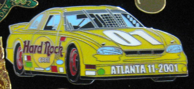 Atlanta NASCAR NAPA 500 2001 Hard Rock Cafe Pin