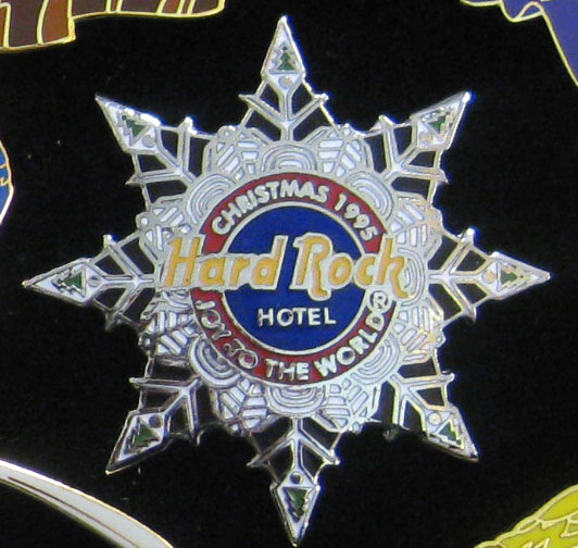 Las Vegas Hard Rock Hotel Christmas 1995 Hard Rock Cafe Pin