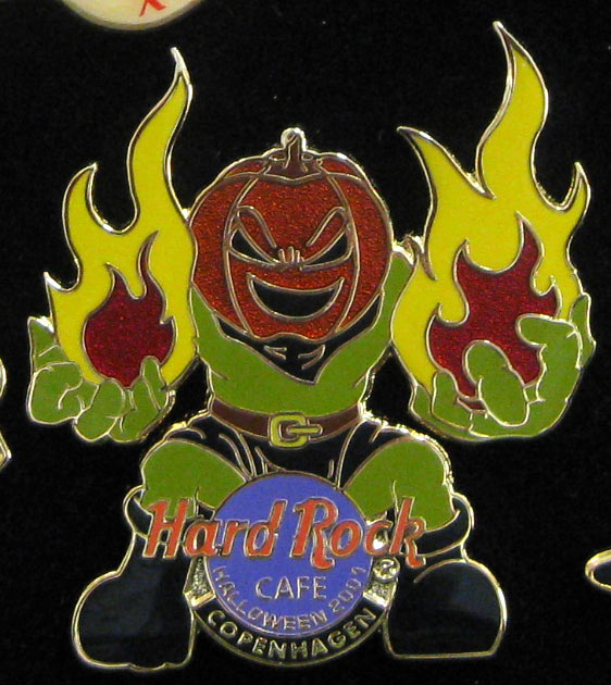 Copenhagen Denmark Halloween 2001 Hard Rock Cafe Pin