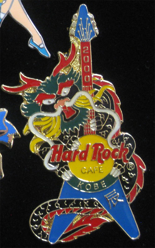 Kobe Japan Chinese New Year of the Dragon 2000 Hard Rock Cafe Pin
