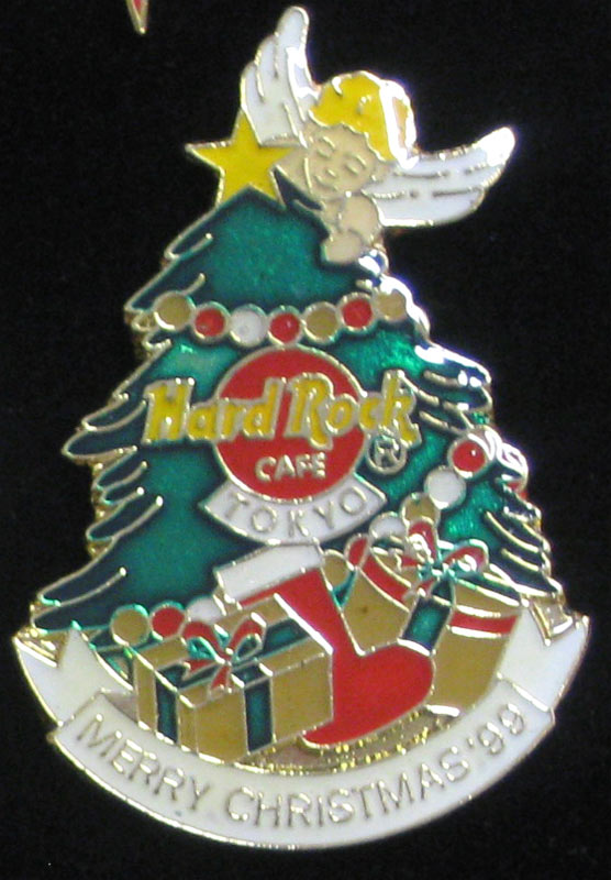 Tokyo Christmas 1999 Hard Rock Cafe Pin