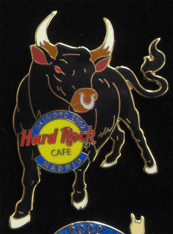 Madrid Spain Fiesta de San Isidro 2002 Hard Rock Cafe Pin