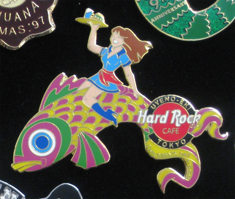 Uyeno Eki Restaurant Tokyo Children's Day 2002 Hard Rock Cafe Pin