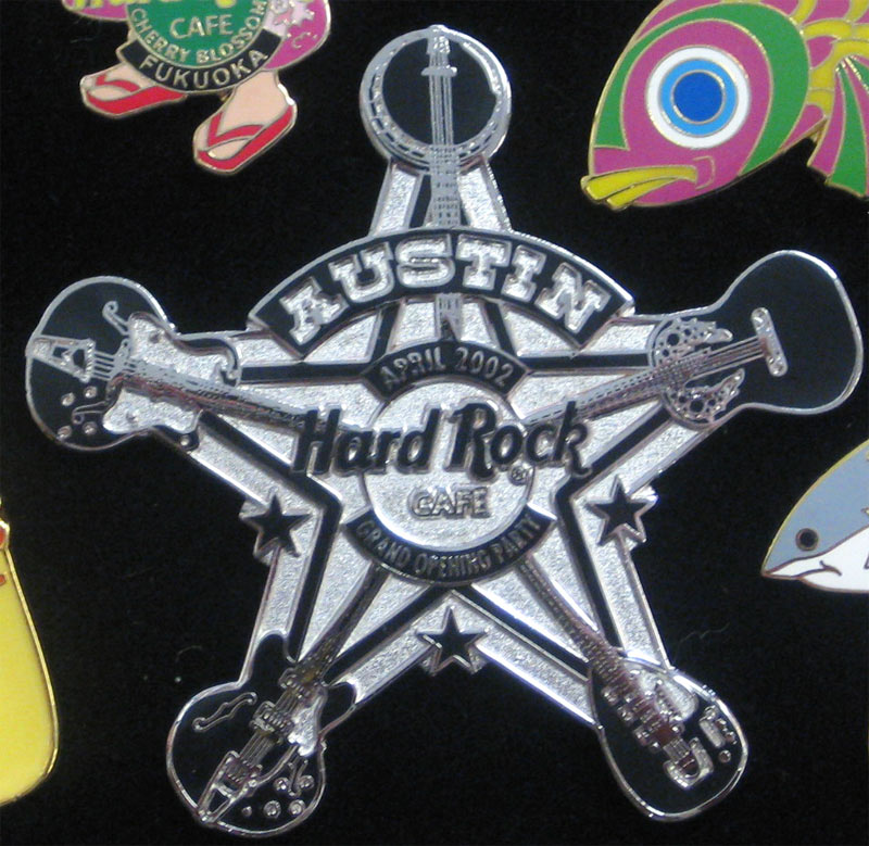 Austin Grand Opening 2002 Hard Rock Cafe Pin