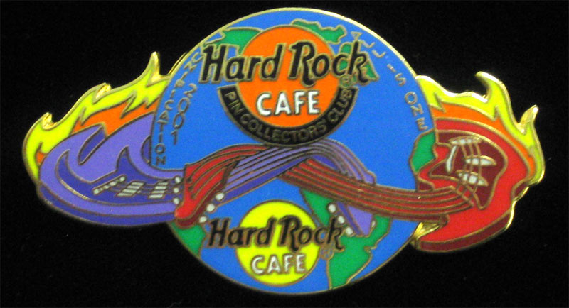Pin Collector's Club 2001 Hard Rock Cafe Pin