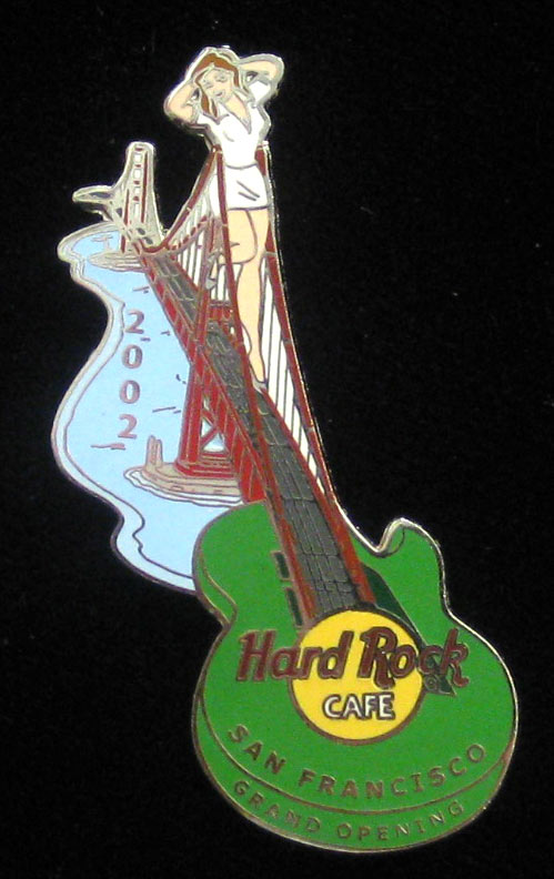 San Francisco Grand Opening 2002 Hard Rock Cafe Pin