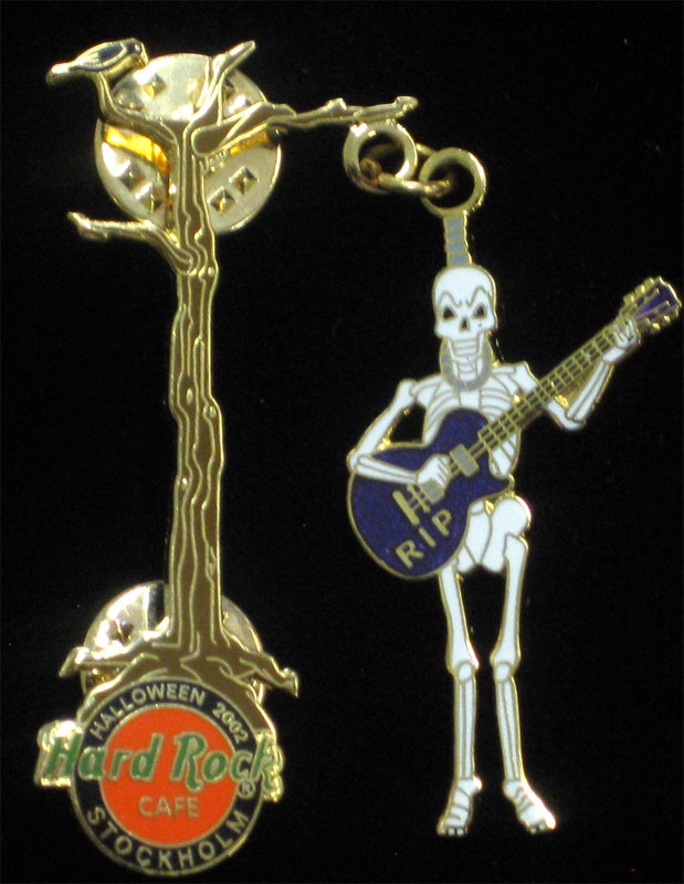 Stockholm Sweden Halloween 2002 Hard Rock Cafe Pin