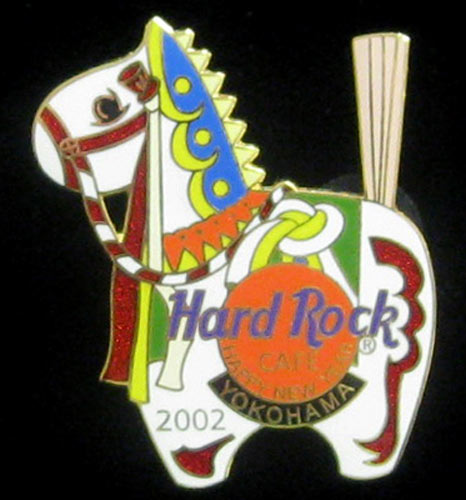 Yokohama Japan Happy New Year 2002 Hard Rock Cafe Pin