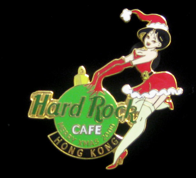 Hong Kong Christmas 2000 Hard Rock Cafe Pin