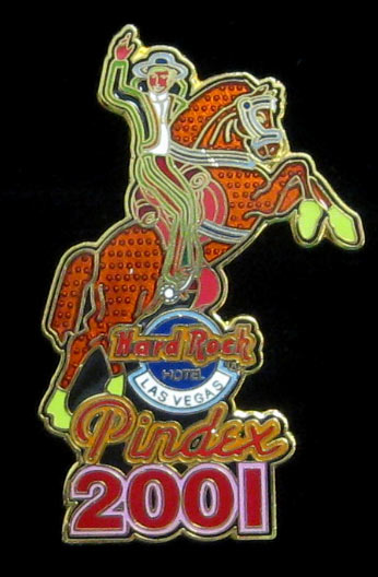 Las Vegas Hard Rock Hotel Pindex 2001 Hard Rock Cafe Pin