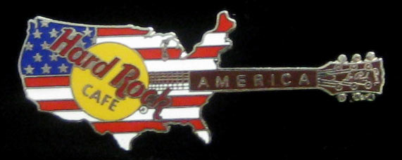 America 1995 USA Flag Hard Rock Cafe Pin