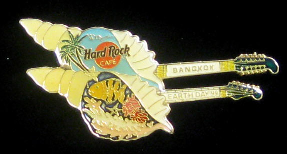 Bangkok Thailand Earth Day 1999 Hard Rock Cafe Pin