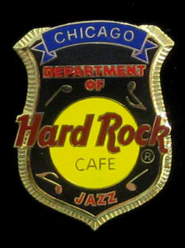 Chicago Department of Jazz 1999 Hard Rock Cafe Pin